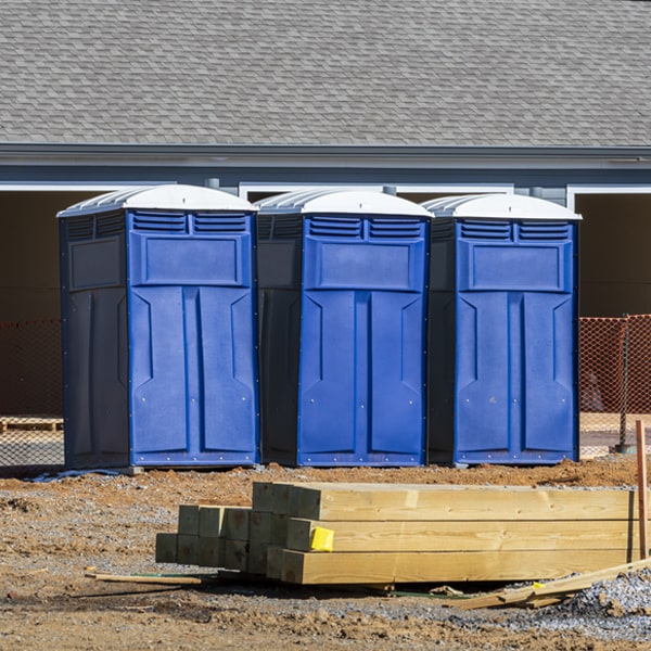 how do you ensure the portable restrooms are secure and safe from vandalism during an event in Conklin